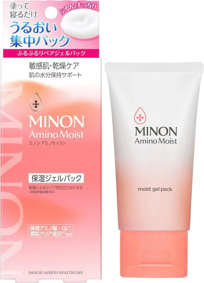 Minon Amino Moist Plump Repair Gel Pack 60g Hypoallergenic