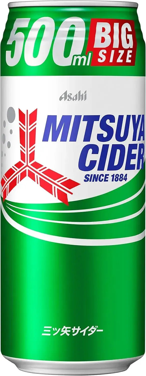 Mitsuya Cider Pure Bottle Soft Drink - 6-Pack 500ml Cans - 4514603217506
