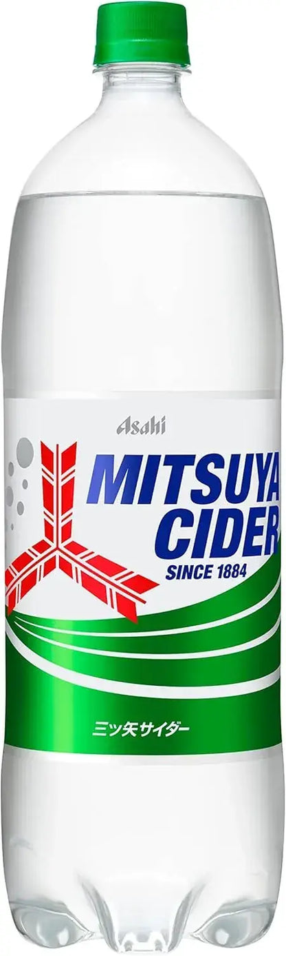 Mitsuya Cider Pure Bottle Soft Drink - 1500ml - 4514603217209