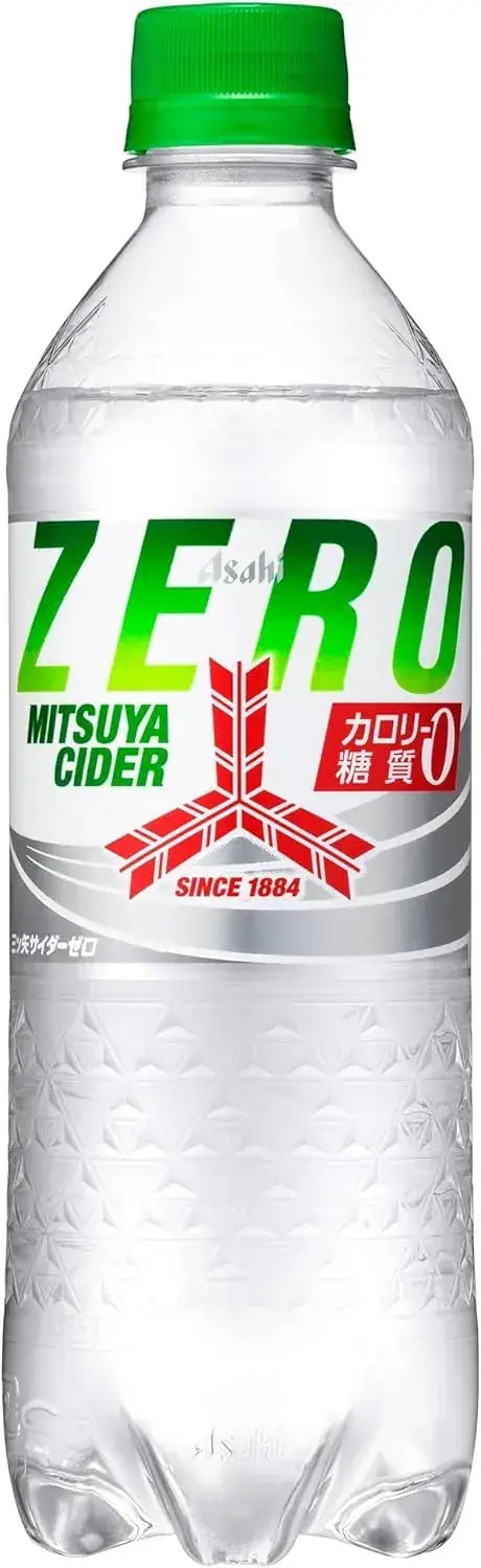 Mitsuya Cider Pure Bottle Soft Drink - Zero 500ml - 4514603447507