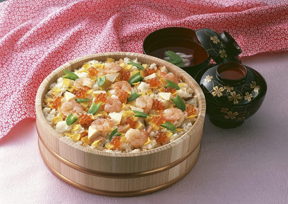 Miyabi Urushi Kogei Japan Hangiri Sawara Wooden Rice Mixing Bowl 48Cm