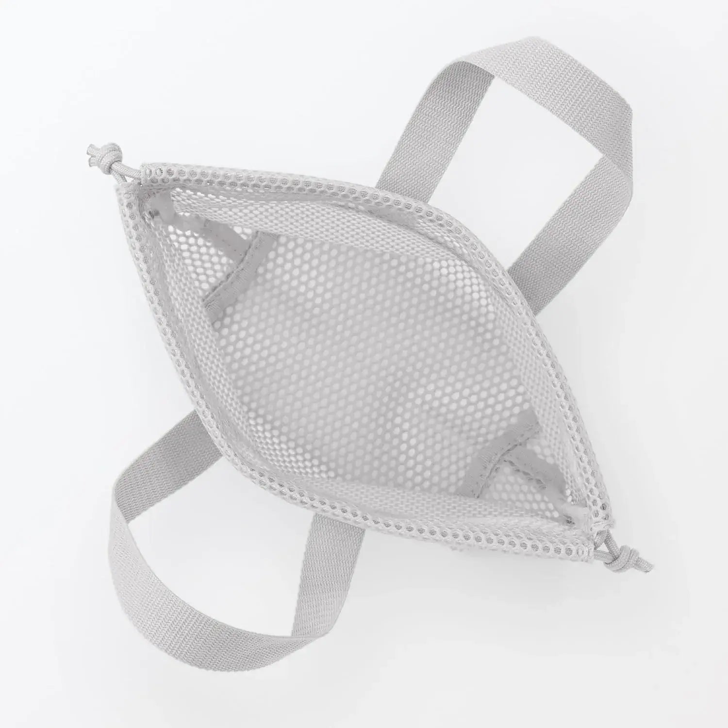 Muji 3D Mesh Drawstring Bag with Handles Pouch
