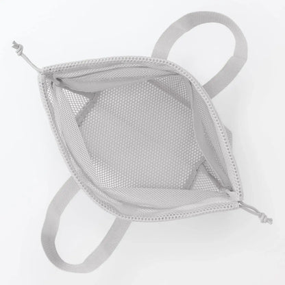 Muji 3D Mesh Drawstring Bag with Handles Pouch