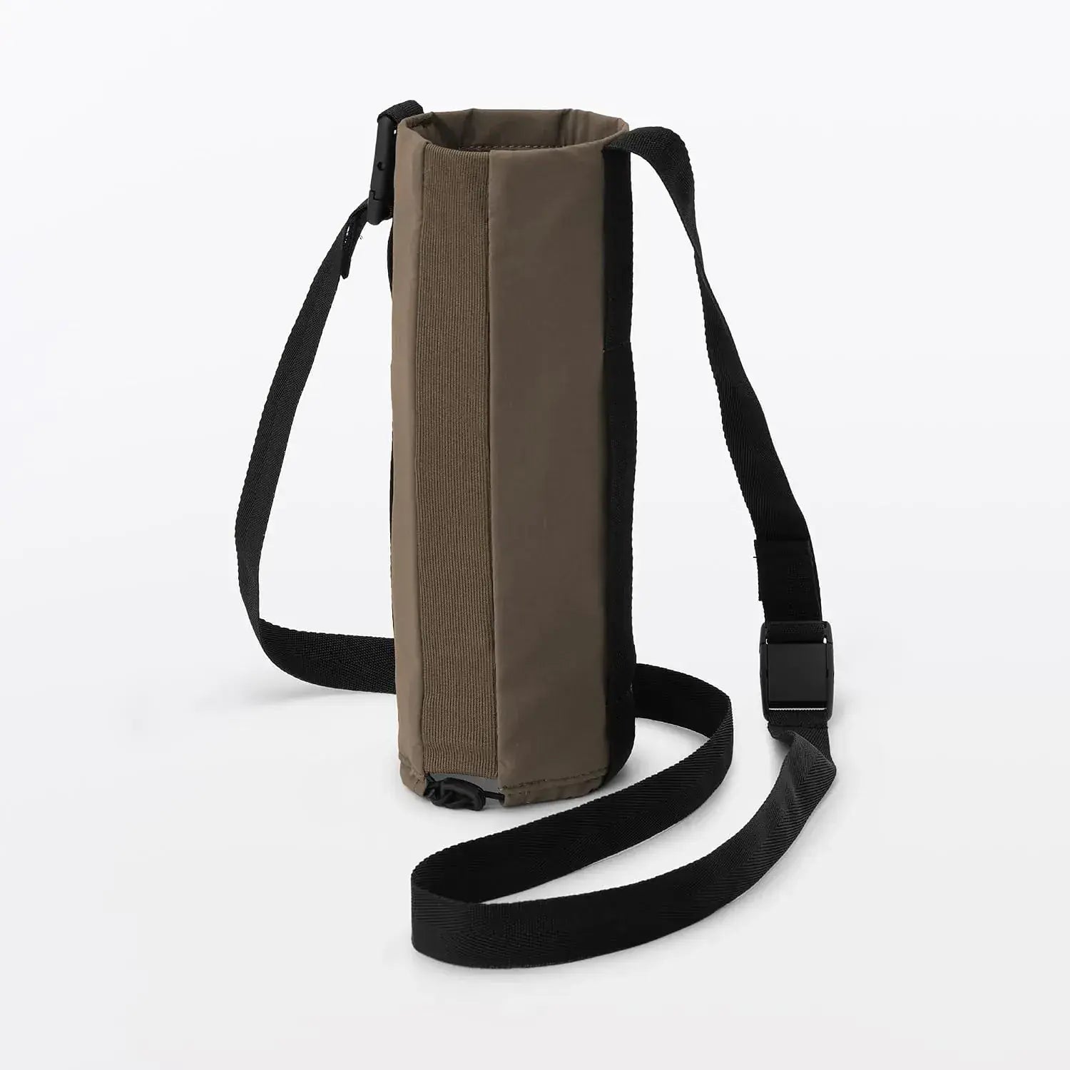 Muji Adjustable Height Bottle Holder - Khaki 7.5cm x 22cm - 4550723103213