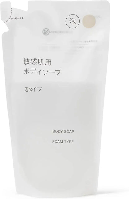 Muji Body Soap for Sensitive Skin Foaming Refillable