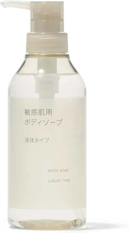 Muji Body Soap for Sensitive Skin Foaming Type - Liquid Main Body - 4550584935770