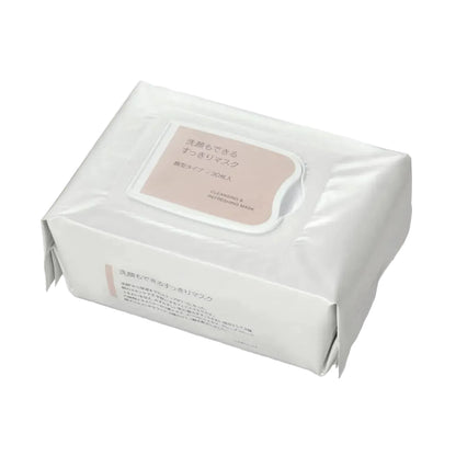 Muji Clean Face Mask 9.5 fl oz Pack of 30 for Gentle Washing