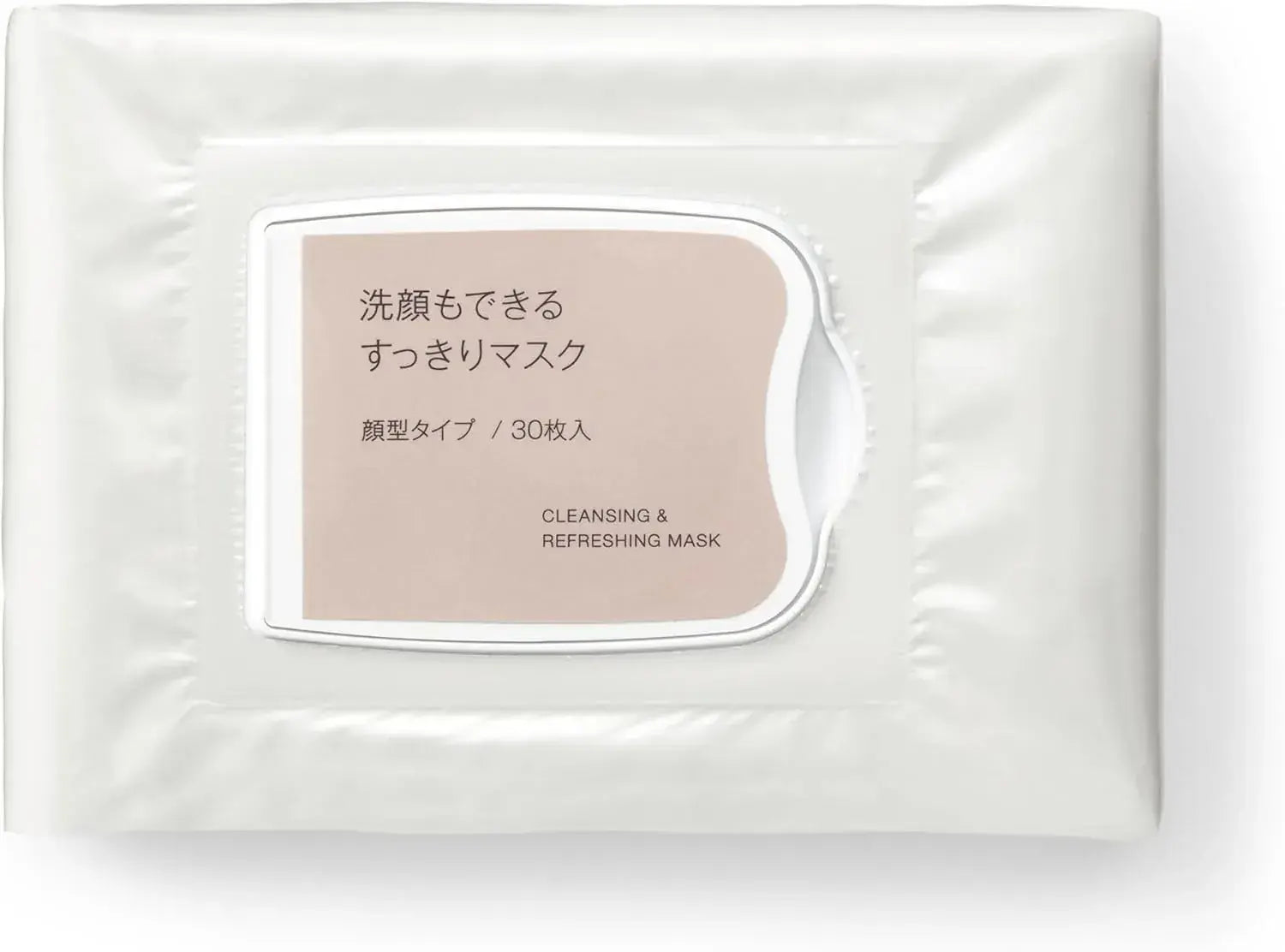 Muji Clean Face Mask 9.5 fl oz Pack of 30 for Gentle Washing