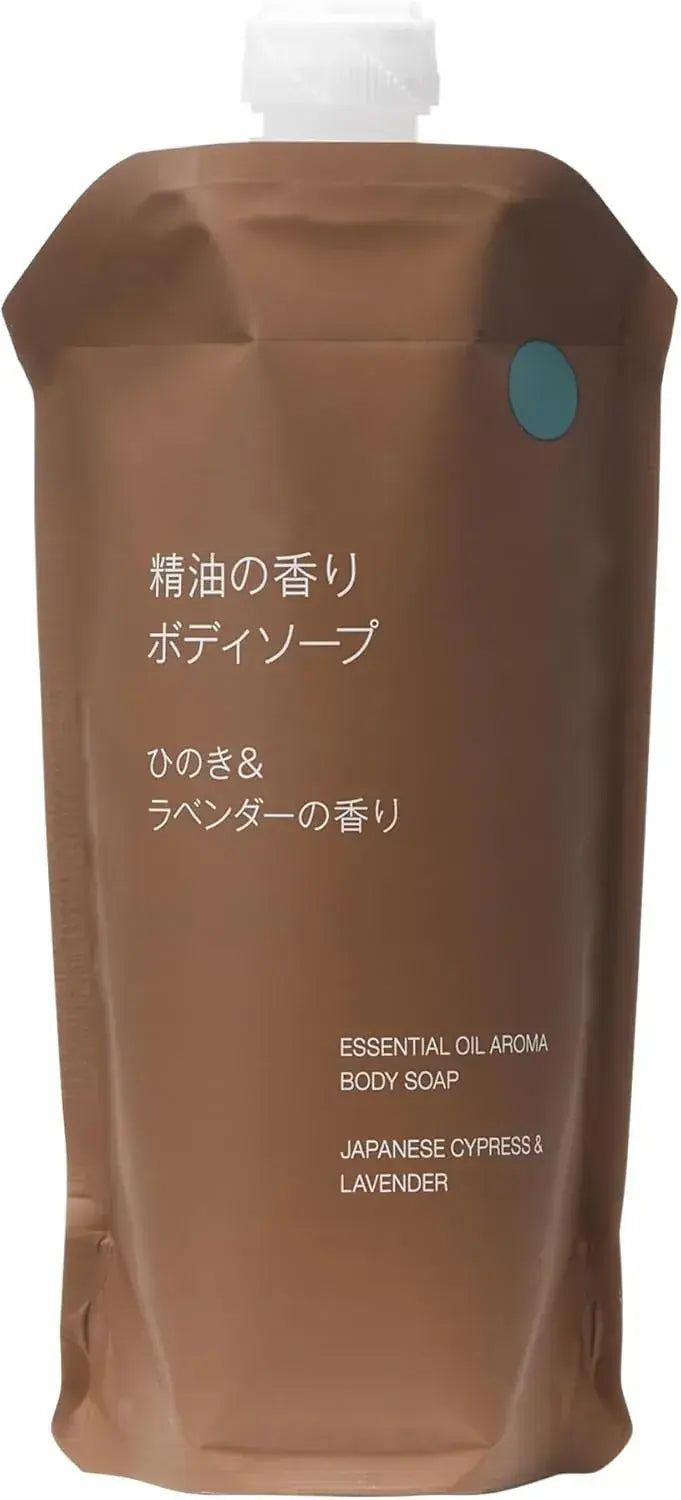 Muji Essential Oil Scent Body Soap Hinoki Lavender Refill