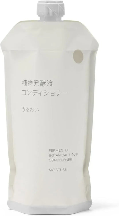 Muji Plant Fermentation Liquid Shampoo Moisture Shampoo - Refill Conditioner - 4550584465642