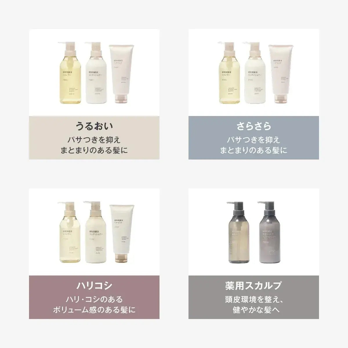 Muji Plant Fermentation Liquid Shampoo Moisture Shampoo
