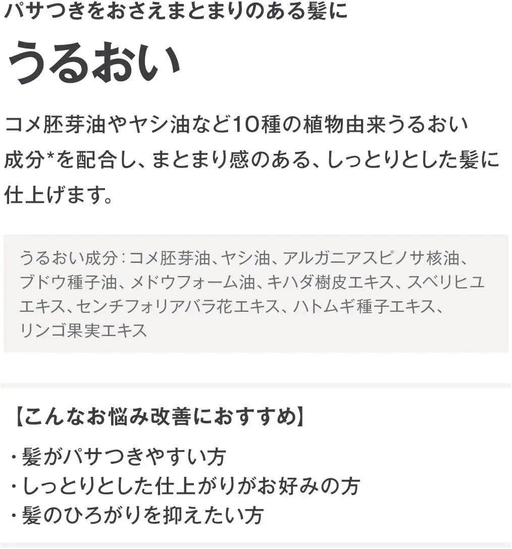 Muji Plant Fermentation Liquid Shampoo Moisture Shampoo