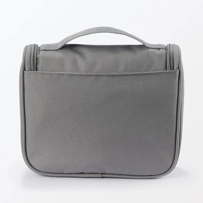 Muji Polyester Hanging Toiletry Case Medium Gray