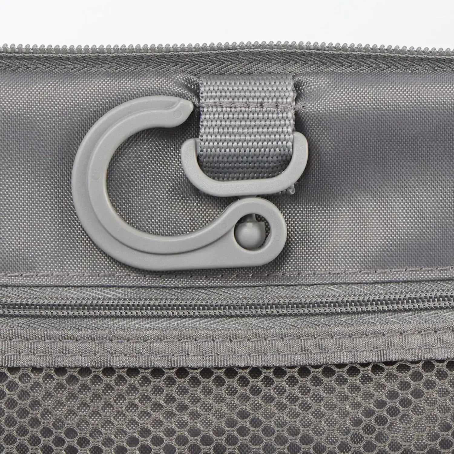 Muji Polyester Hanging Toiletry Case Medium Gray