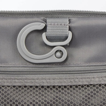 Muji Polyester Hanging Toiletry Case Medium Gray