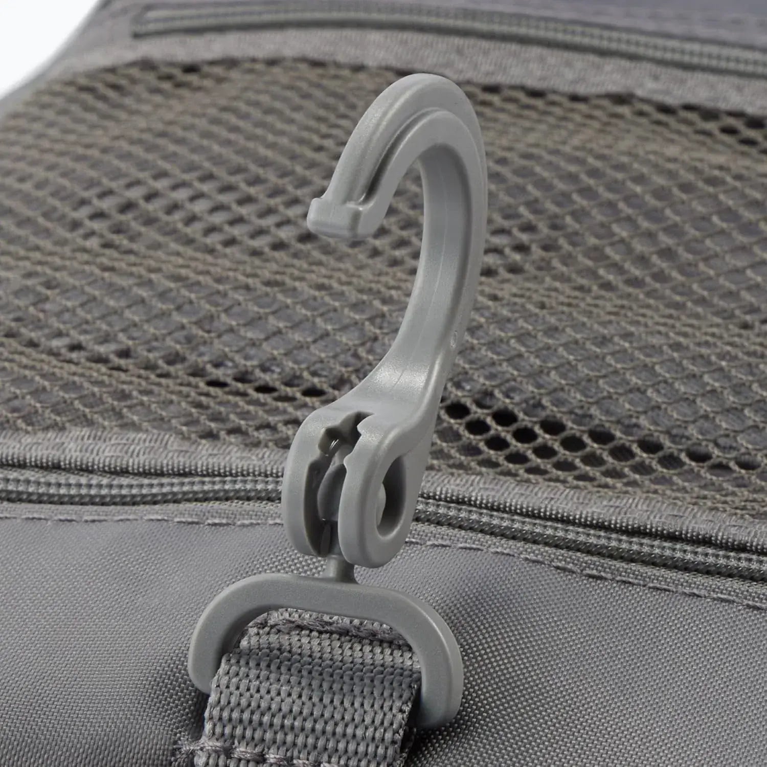 Muji Polyester Hanging Toiletry Case Medium Gray