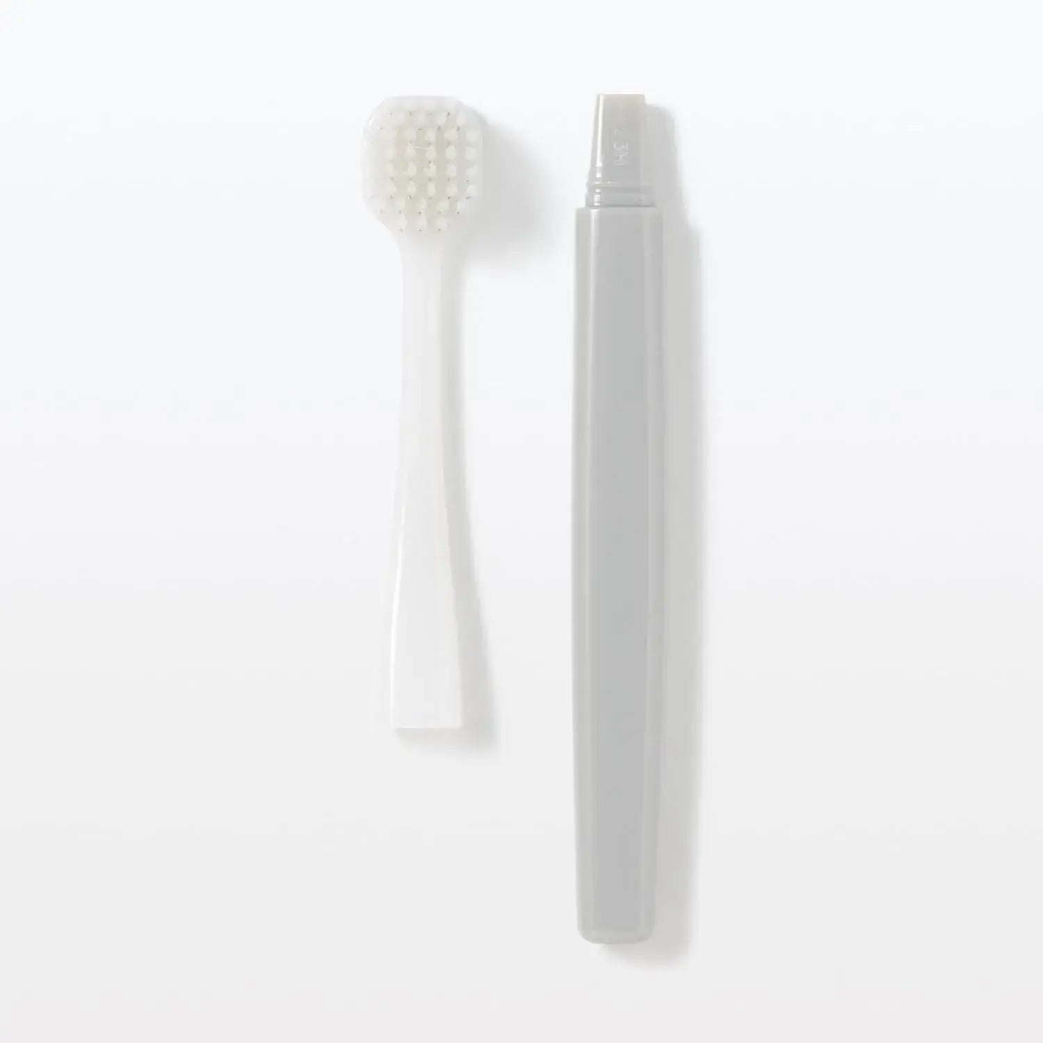 Muji Replacement Toothbrush Wide Head Soft Gray 184mm