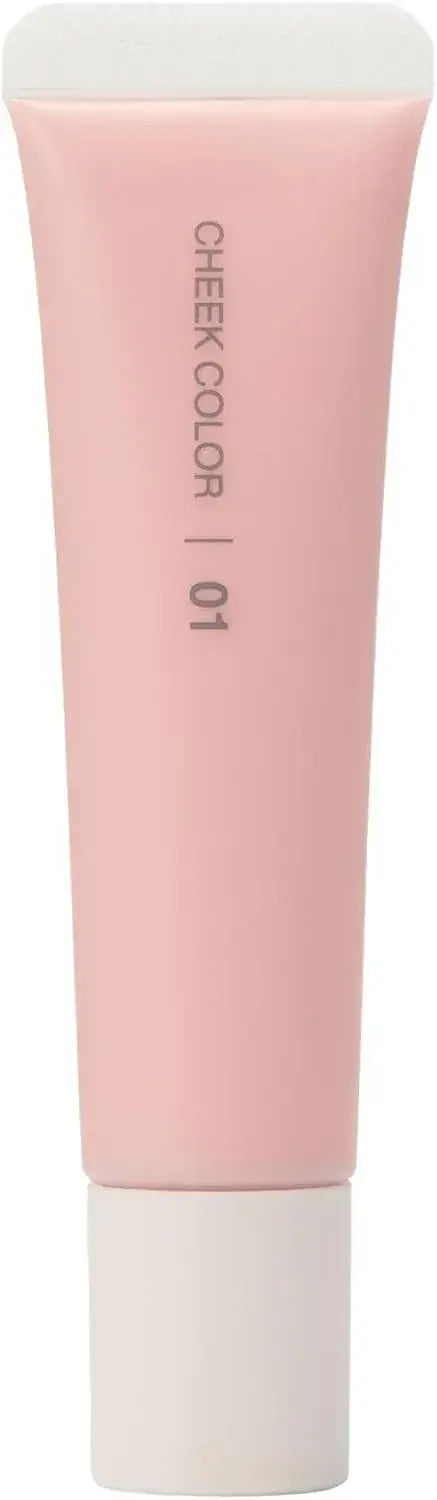 Muji Ryohin Cream Blush Natural Finish Makeup - Apricot - 4550583916800