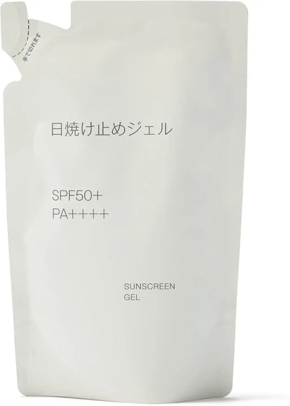 Muji Sunscreen Gel Refill SPF50 PA++++ 120mL
