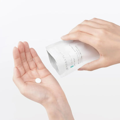 Muji Teeth Whitening Tablets Mint Flavor 20 Tablets