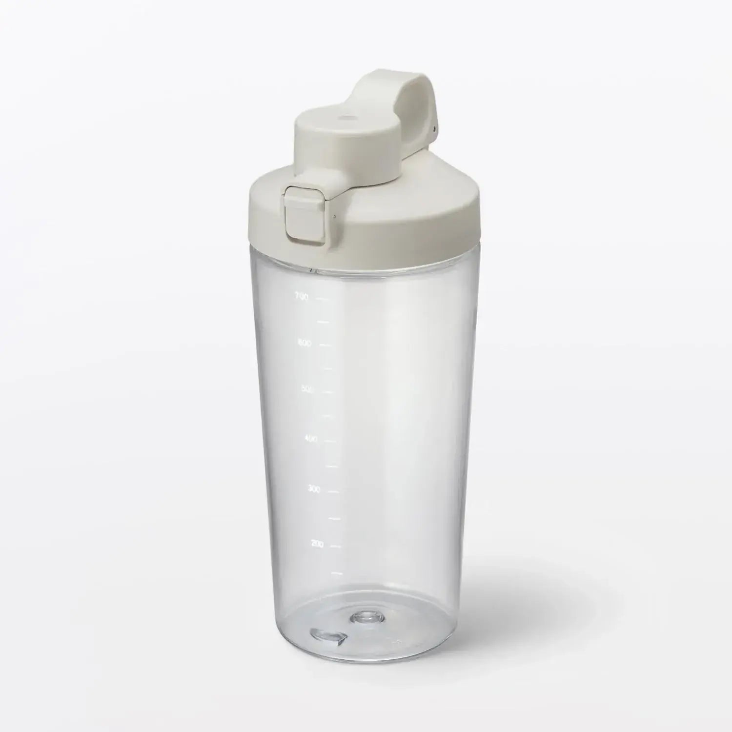 Muji Wide Mouth Easy Wash One Touch Bottle - White 700ml - 4548076419761