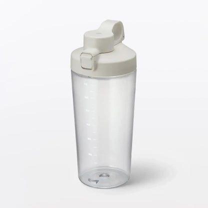 Muji Wide Mouth Easy Wash One Touch Bottle - White 700ml - 4548076419761