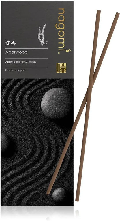 Nagomi Kobo Agarwood Incense Sticks Sandalwood Relaxing Japan