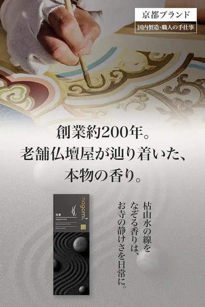 Nagomi Kobo Agarwood Incense Sticks Sandalwood Relaxing Japan