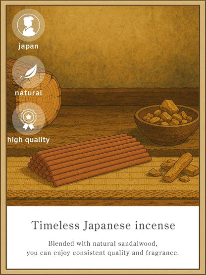 Nagomi Kobo Samurai Sandalwood Incense Sticks Approx 95pcs