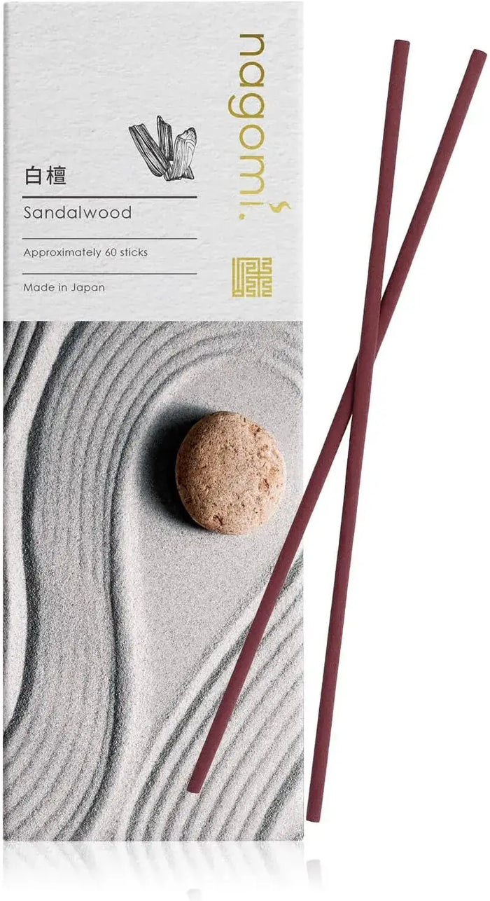 Nagomi Kobo Sandalwood Incense Sticks Agarwood Relaxing Japan