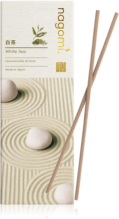 Nagomi Kobo White Tea Incense Sticks Relaxing Cleansing Japan