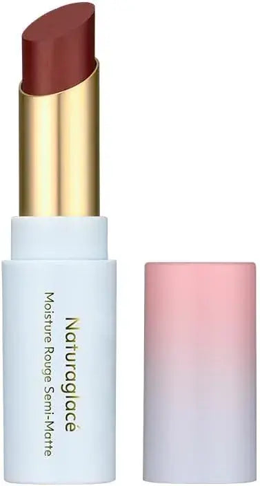 Naturaglace Moisture Rouge Semi Matte Lipstick - 04 Rosy Brown - 4934976950976