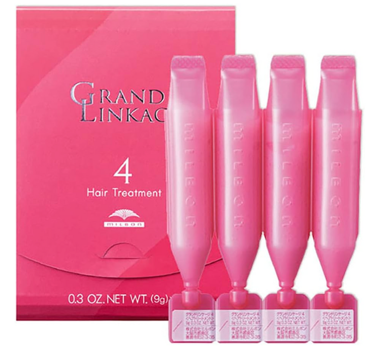 Milbon Grand Linkage Salon Treatment 4 Pack of 9G Each