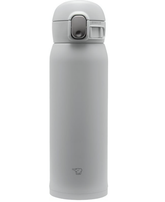 Zojirushi Sm-Wa48-Hl 不锈钢杯无缝一键式冰灰色 480ml - 日本真空瓶