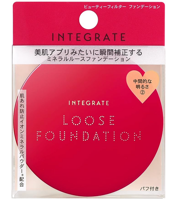 Shiseido Integrate Beauty Filter Mineral Loose Powder Foundation 02 SPF10/ PA++ 9g