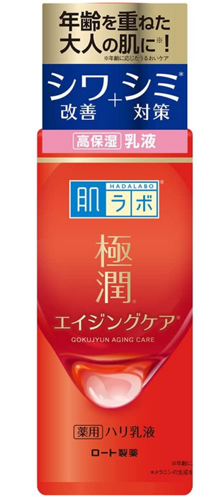 HadaLabo Gokujyun Alpha Firming Emulsion (140ml) - Japanese Skincare