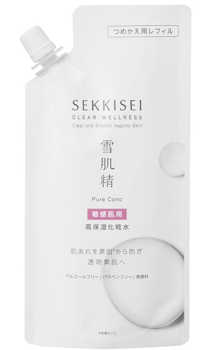Kose Sekkisei Clear Wellness Pure Conc Lotion 170ml [refill] - 日本乳液