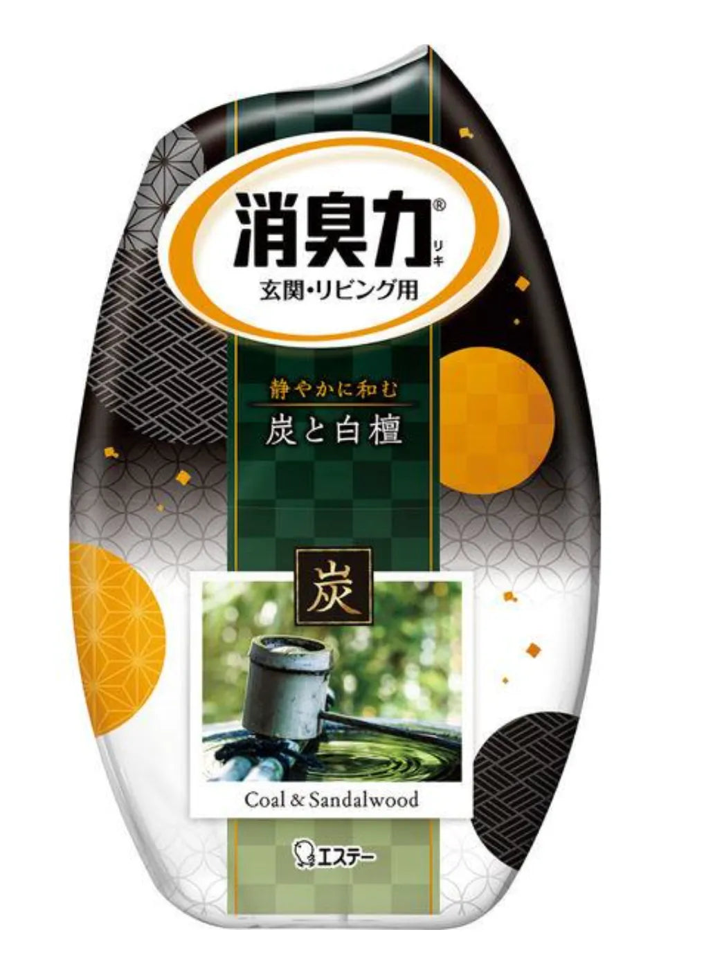 Deodorant Power Room Deodorizer Air Freshener Charcoal Sandalwood 400Ml Japan