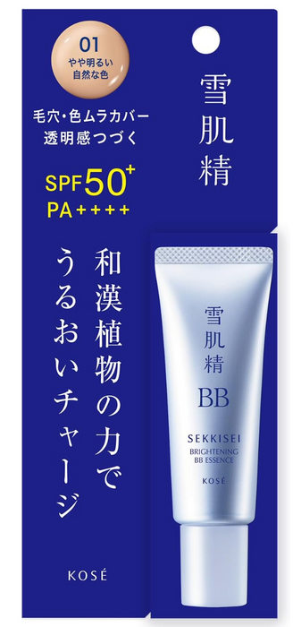 Sekkisei 白色 BB 霜 - 01 浅色自然肤色 30g
