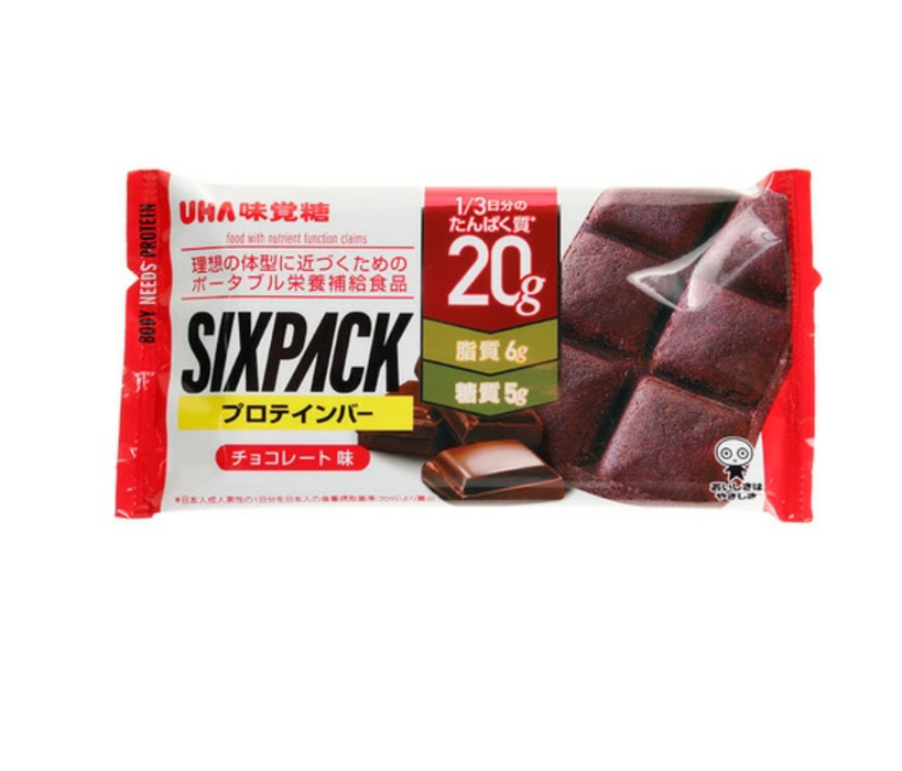 Uha Miguto Protein Bar Chocolate Flavor Japan (6 Pack)