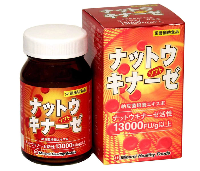 Minami Healthy Foods Nattokinase Soft 90 Capsules - Japanese Vitamin And Health Supplements