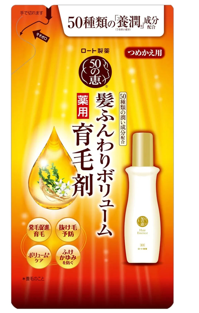 Rohto 50 No Megumi Hair Growth Formula [refill] 150ml - Japanese Hair Care Products