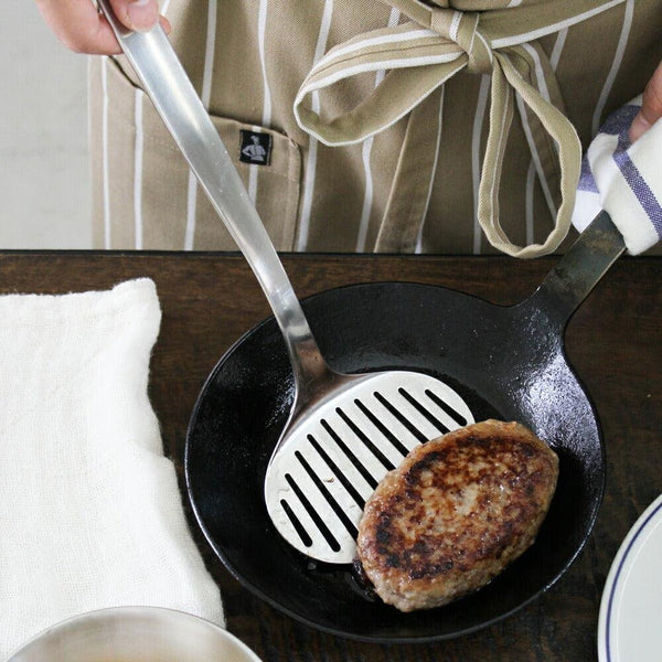 Sori Yanagi Stainless Steel Slotted Turner Large