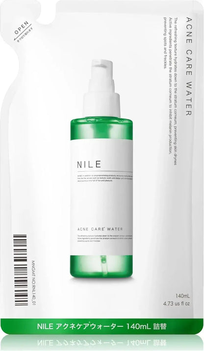 Nile Acne Toner for Men and Women Over-the-Counter Drug - Refill Eucalyptus Mint - 4580612759009
