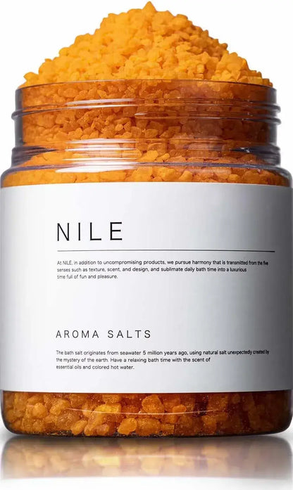Nile Natural Sea Salt Bath Salt Moisturizing Lavender Bergamot - Mandarin & Cedar Wood Atlas - 4580612752277