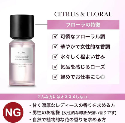 Nile Perfume Flora Watery Floral Hair and Body Mist Unisex