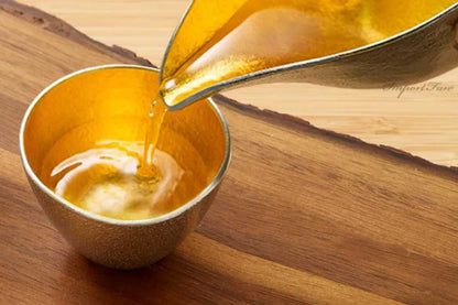 Nousaku Tinware Katakuchi Lipped Sake Server 280ml - Silver