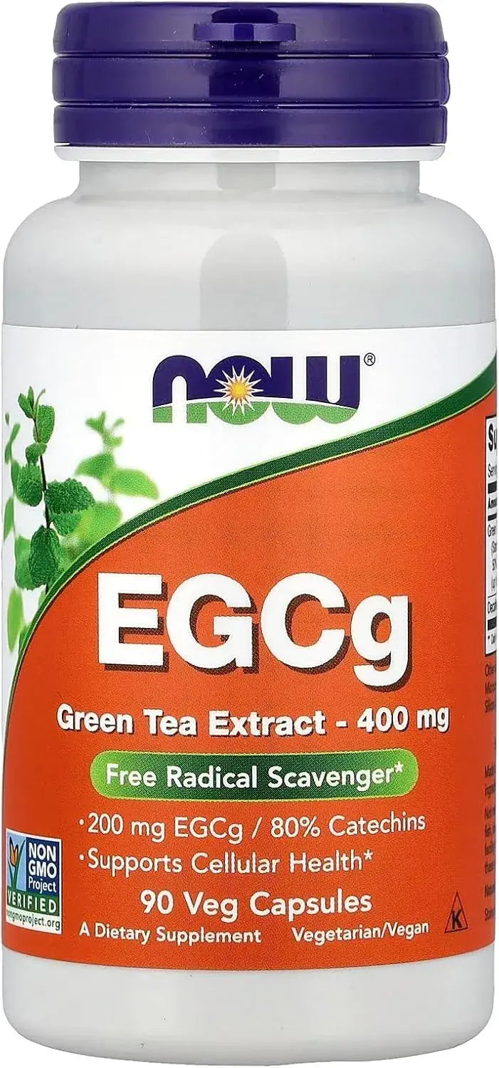 Now Foods Green Tea Extract EGCg 400 mg 90 Vegetarian Capsules
