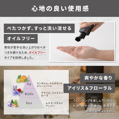 NULL Cleansing Men's Makeup Remover 4.2 fl oz Pore Stain Removal No Face Wash MENS NULL