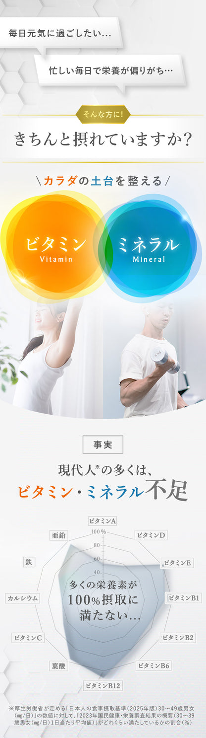 Complexe de vitamine B FANCL - Formule à libération lente (approvisionnement de 90 jours, 180 comprimés) - Vitamines japonaises